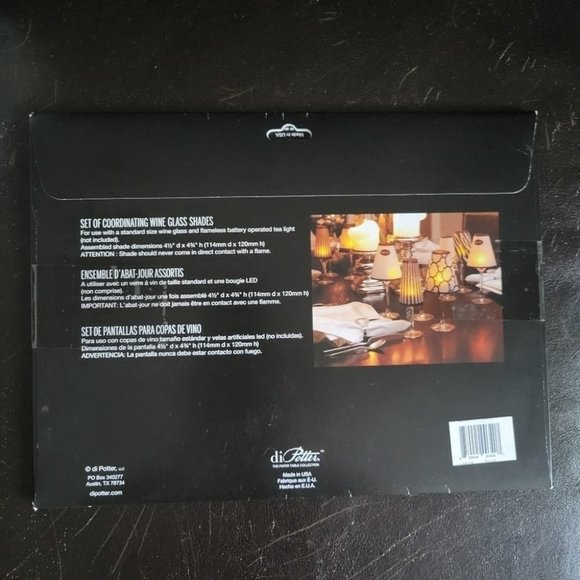 Paris 6 Piece Wine Shade Set - Picture 4 of 4